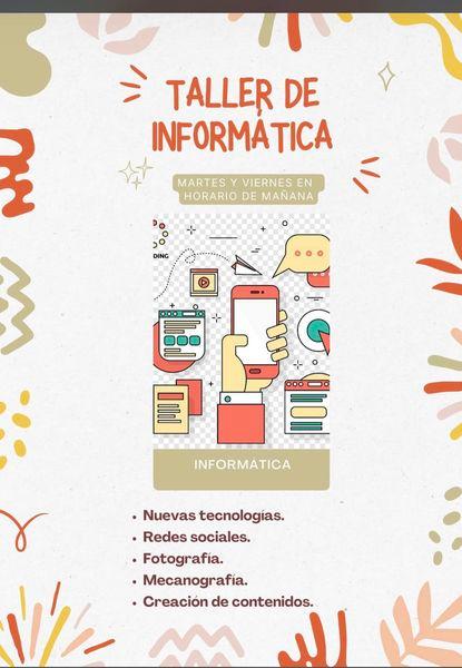 Imagen Talleres de Informática, Manualidades y lectura y escritura.