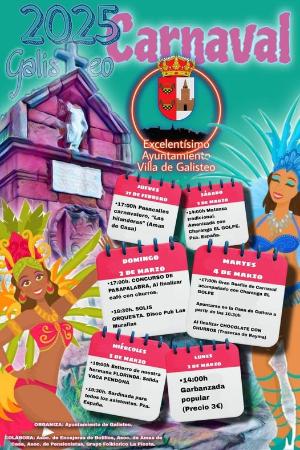Imagen Programación CARNAVAL GALISTEO 2025