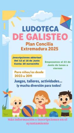Imagen LUDOTECA DE GALISTEO 2025.