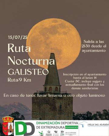 Imagen Ruta Nocturna 15 de Julio