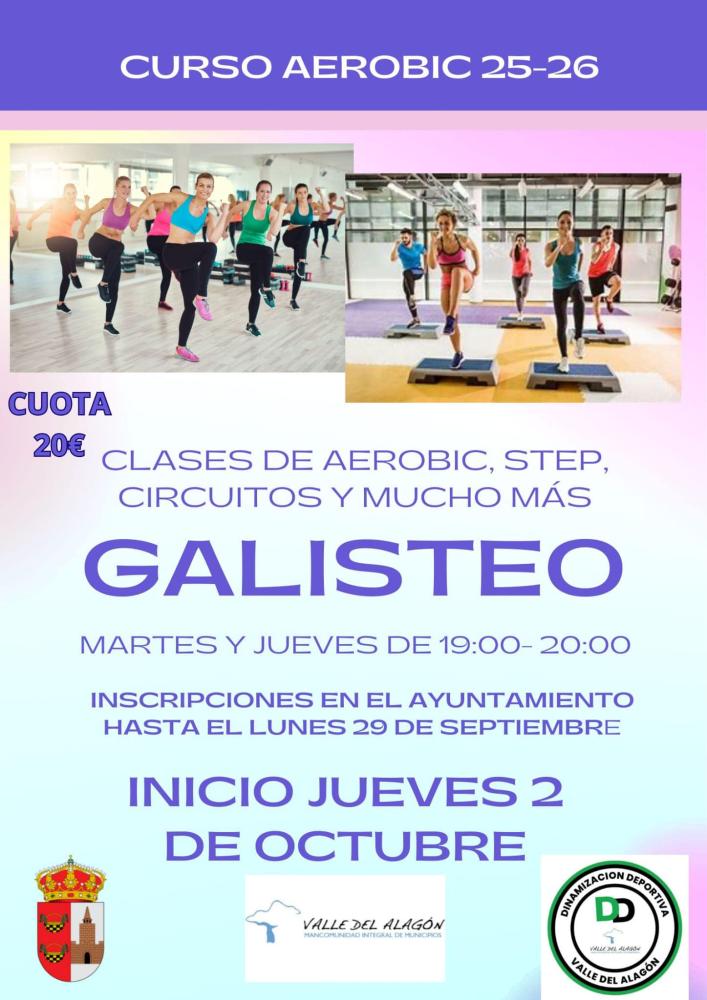 Imagen CLASES DE Gimnasia de mantenimiento, aerobic y pilates