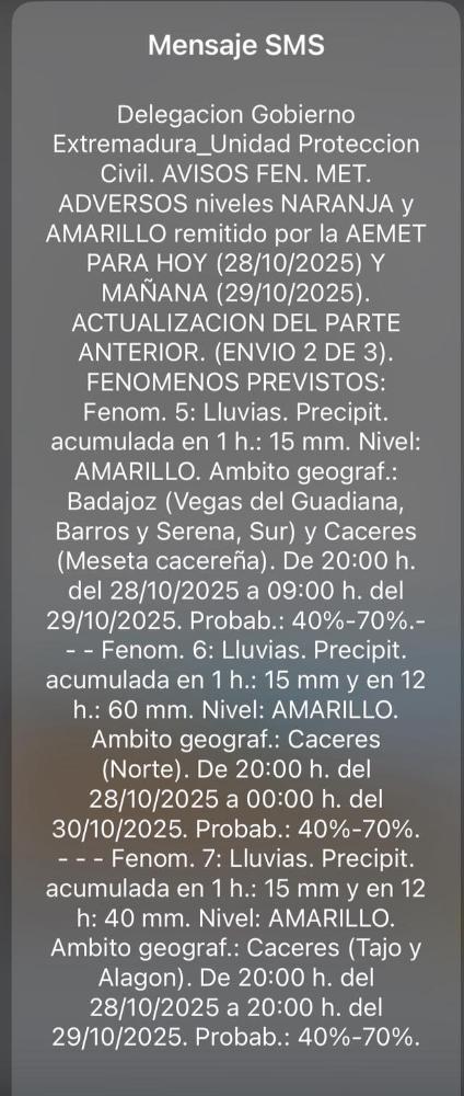 Imagen Aviso naranja y amarillo por lluvias en la región: AEMET pide precaución