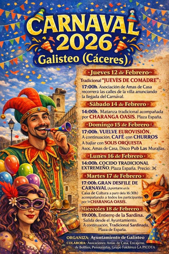 Imagen CARNAVAL GALISTEO 2026