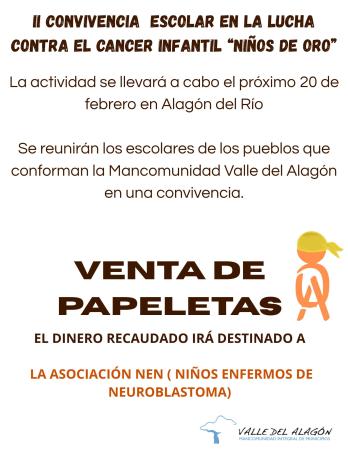Imagen El próximo 20 de febrero se llevará a cabo la II Convivencia Escolar en la lucha contra el Cancer Infantil 