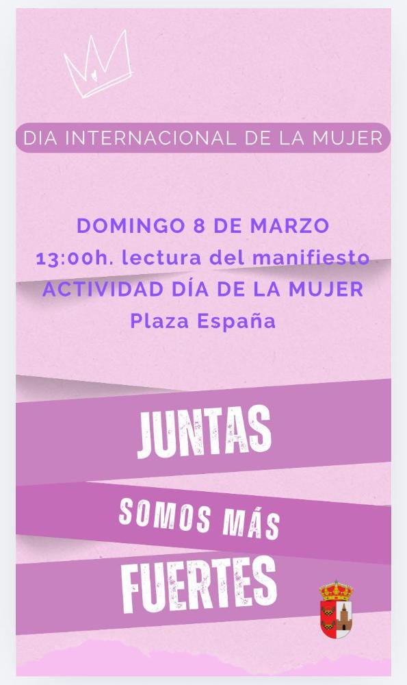 Imagen Domingo 8 de Marzo. Día Internacional de la Mujer.