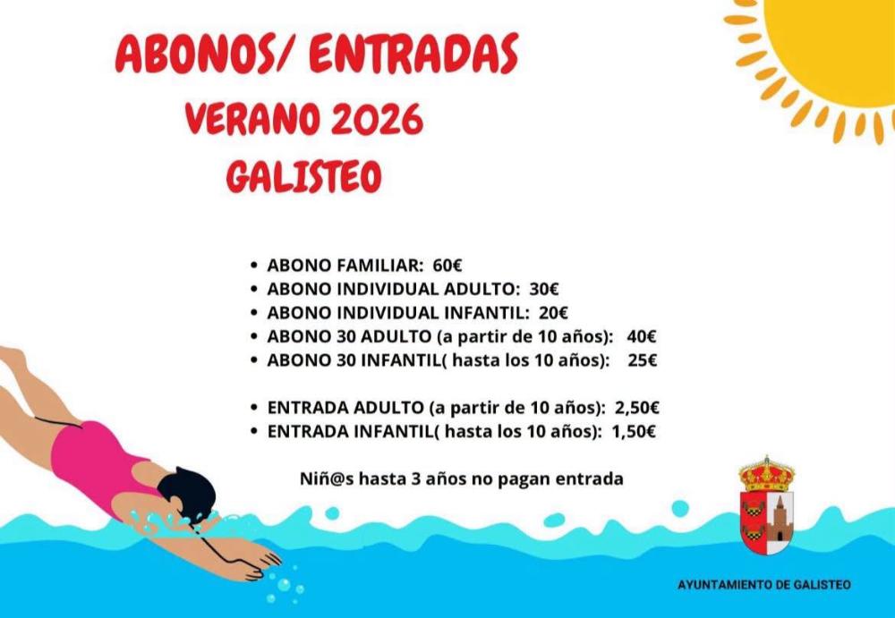 Imagen Apertura PISCINA MUNICIPAL de Galisteo.