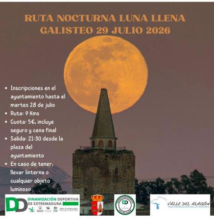 Imagen Ruta Nocturna Galisteo.