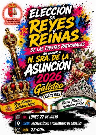 Imagen Reyes y Reinas de las Fiestas 2026
